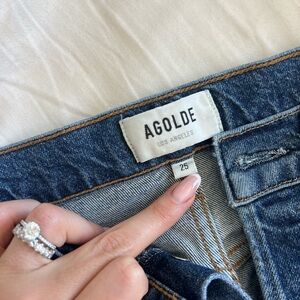 AGOLDE Women's Blue Jeans